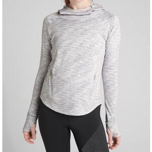 GapFit Orbital Fleece Activewear Hoodie Sweatshirt - Womens Medium